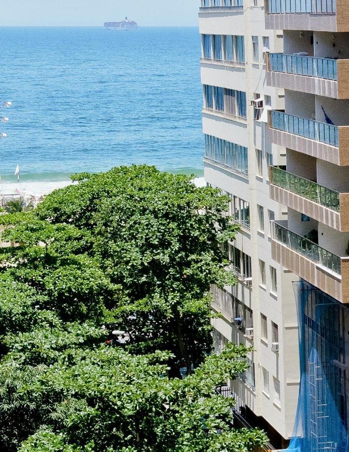 Vista Lateral Mar Copacabana Rio de Janeiro Exterior foto