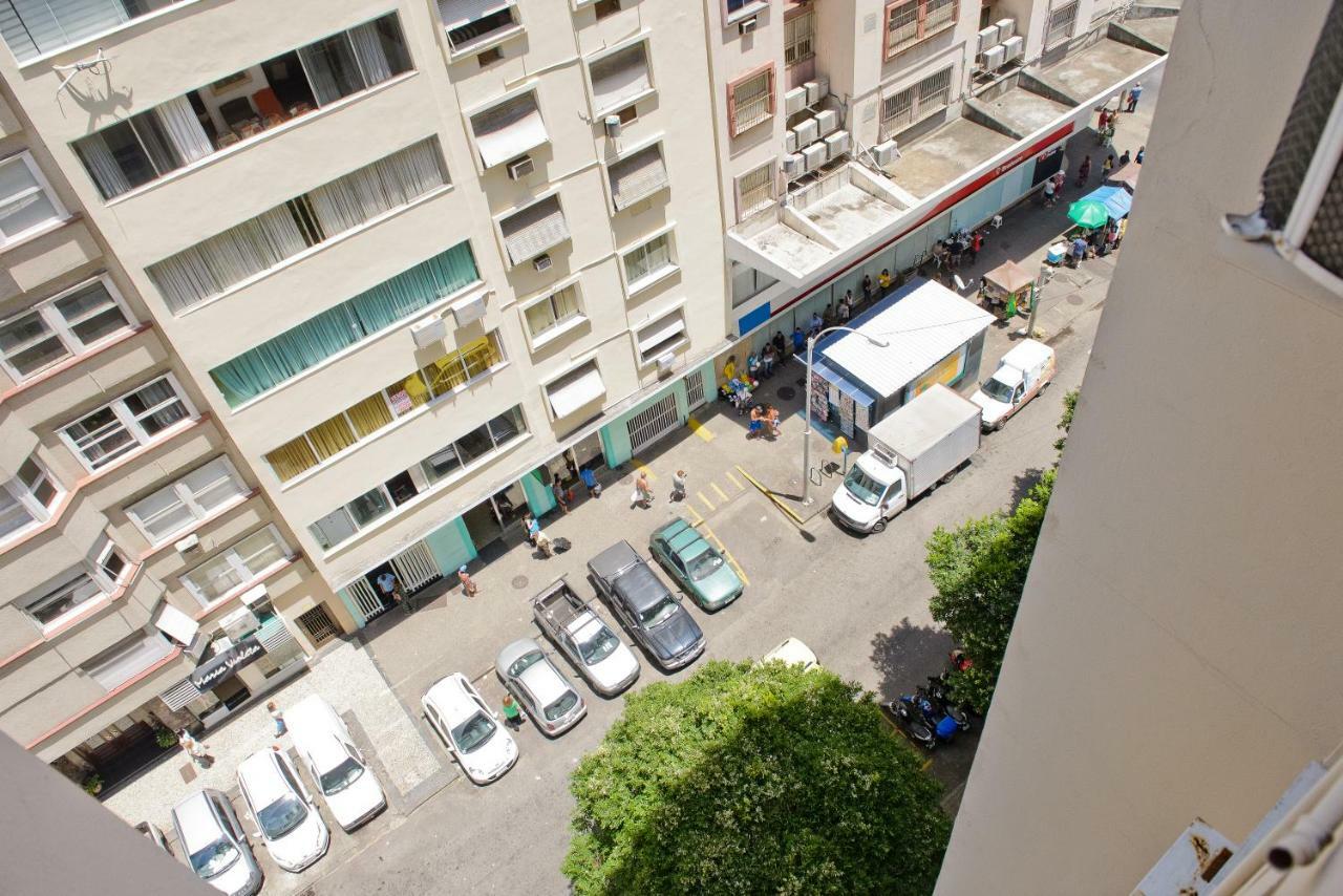 Vista Lateral Mar Copacabana Rio de Janeiro Exterior foto